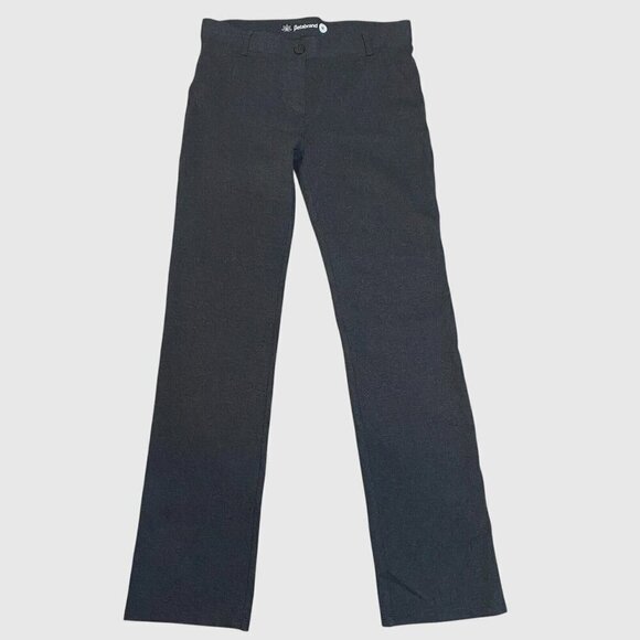 Beta Brand Women's Size Medium Charcoal Gray Pull On Stretch Dress Casual Pants - Picture 1 of 7